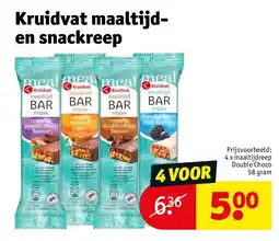 Kruidvat Kruidvat maaltijden snackreep aanbieding