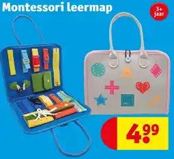Kruidvat Montessori leermap aanbieding