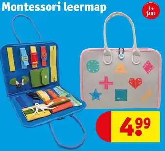 Kruidvat Montessori leermap aanbieding