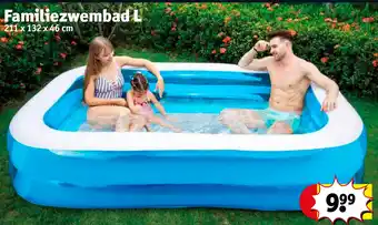 Kruidvat Familiezwembad L aanbieding