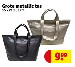 Kruidvat Grote metallic tas aanbieding