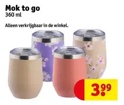 Kruidvat Mok to go aanbieding