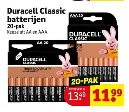 Kruidvat Duracell Classic batterijen aanbieding