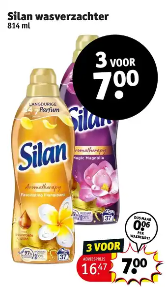 Kruidvat Silan wasverzachter aanbieding