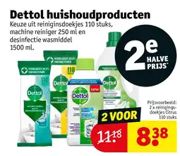 Kruidvat Dettol huishoudproducten aanbieding