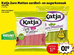 Kruidvat Katja Zure Matten aardbei- en augurksmaak aanbieding