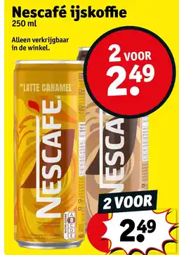 Kruidvat Nescafé ijskoffie aanbieding