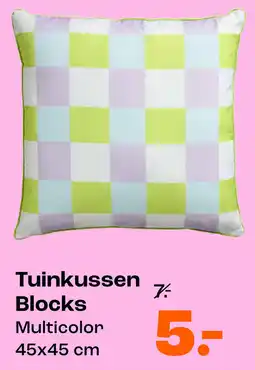 Kwantum Tuinkussen Blocks aanbieding