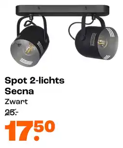Kwantum Spot 2 lichts Secna aanbieding