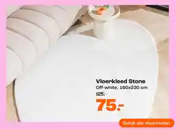 Kwantum Vloerkleed Stone aanbieding