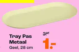 Kwantum Tray Pas Metaal aanbieding