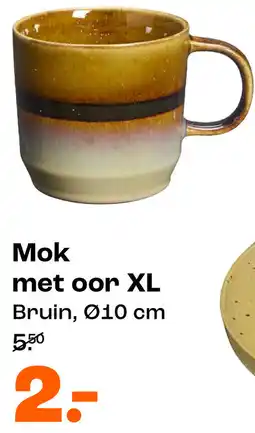 Kwantum Mok met oor XL aanbieding