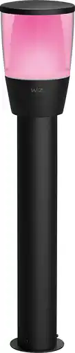 Coolblue WiZ Elpas - Poteau de Jardin - Éclairage Coloré et Blanc - Noir - Extension aanbieding