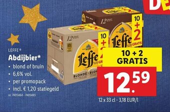 Lidl Abdijbier aanbieding