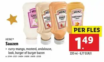 Lidl Sauzen 220ml aanbieding