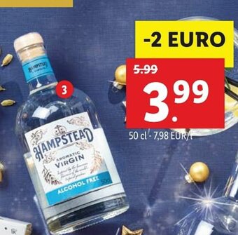 Lidl Alcoholvrije gin aanbieding