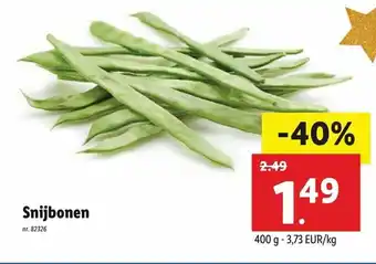 Lidl Snijbonen 400g aanbieding