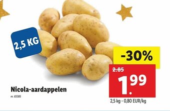 Nicola-aardappelen