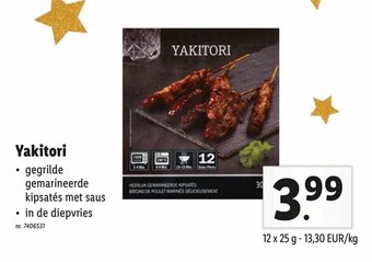 Lidl Yakitori aanbieding