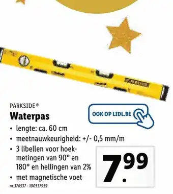 Lidl Waterpas aanbieding