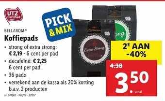 Lidl Koffiepads aanbieding