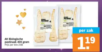 Albert Heijn Biologische pastinaak 400g aanbieding