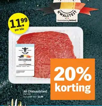 Albert Heijn Chateaubriand aanbieding