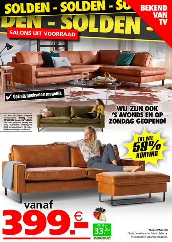 Seats and Sofas Model PANCHO aanbieding