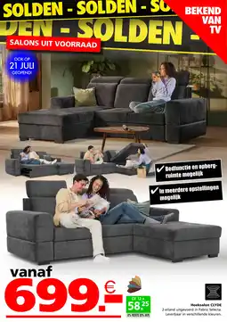Seats and Sofas Hoeksalon CLYDE aanbieding