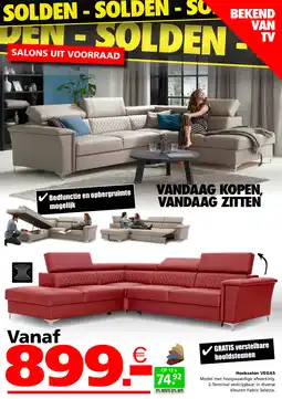 Seats and Sofas Hoeksalon VEGAS aanbieding