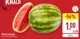 ALDI Watermeloen aanbieding