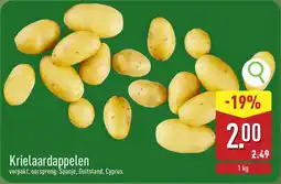 ALDI Krielaardappelen aanbieding