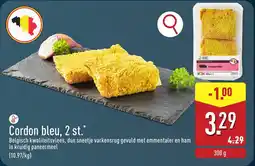 ALDI Cordon bleu aanbieding