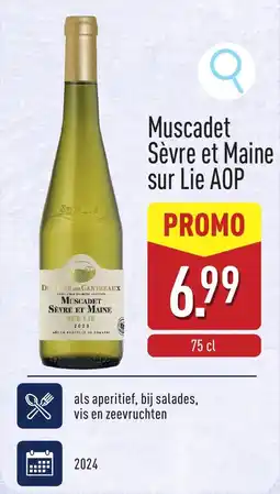 ALDI Muscadet Sèvre et Maine sur Lie AOP aanbieding