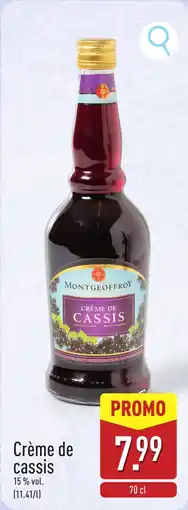 ALDI Crème de cassis aanbieding