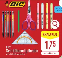 ALDI BIC Schrijfbenodigdheden aanbieding
