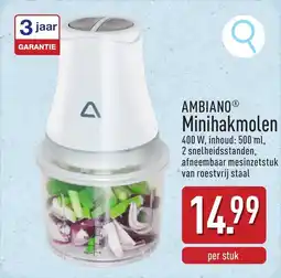 ALDI Ambiano minihakmolen aanbieding