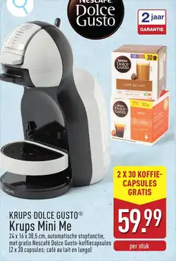 ALDI Krups dolce gusto krups mini me aanbieding