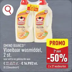 ALDI Omino bianco vloeibaar wasmiddel aanbieding
