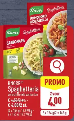 ALDI Knorr Spaghetteria aanbieding