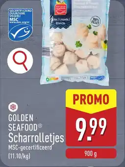 ALDI Golden seafood scharrolletjes aanbieding