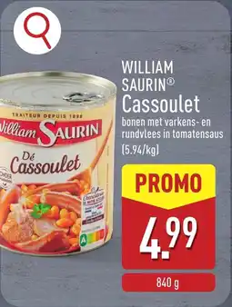 ALDI William saurin cassoulet aanbieding