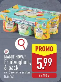 ALDI Mamie nova fruityoghurt aanbieding
