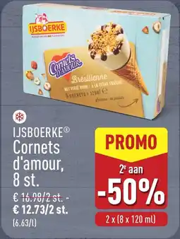 ALDI Ijsboerke cornets d'amour aanbieding