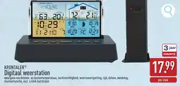 ALDI Krontaler Digitaal weerstation aanbieding