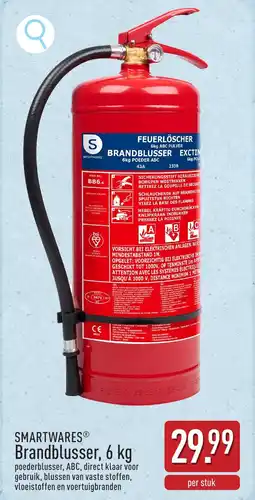 ALDI Smartwares Brandblusser aanbieding