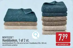 ALDI Novitesse Handdoeken aanbieding
