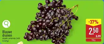 ALDI Blauwe druiven aanbieding