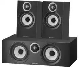 Coolblue Bowers & Wilkins HTM6 S3 + 607 S3 (par deux) Noir aanbieding