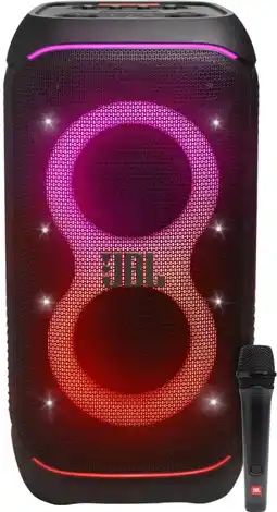 Coolblue JBL Partybox Stage 320 + Microphone Filaire aanbieding